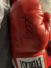 Riddick Bowe Signed Autographed Boxing Glove Champion Hall Of Fame ACOA COA