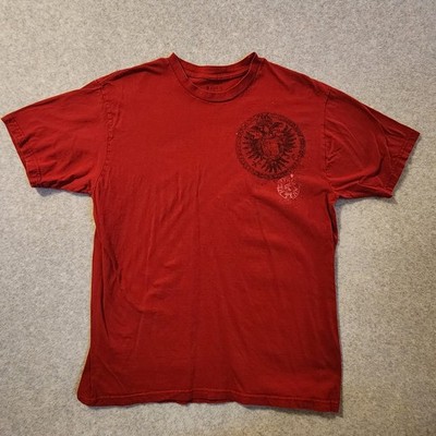 Apartment 9 Red Crest Graphic T-Shirt, X-Large, 100% Cotton, Short Sleeve
