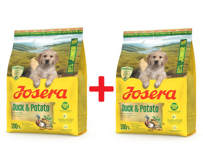JOSERA All Sizes - Junior Duck & Potato (6 kg) 3 kg + 3 kg GRATIS