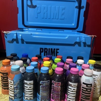 Prime Hydration Drink Ice Chest, Cooler Full Of 30 Prime Drinks Collection