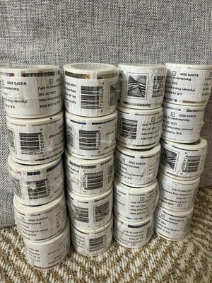 NEWEST 10 ROLLS OF 100 POSTAGE FREE SHIPPING!!!!-1000PCS, NEW SEALED!