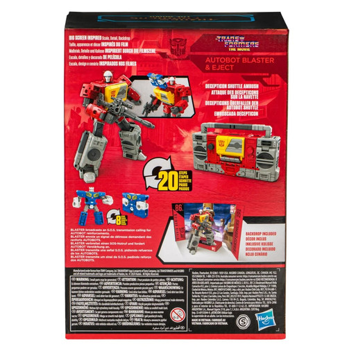 Transformers Studio Series 86 Voyager Autobot Blaster & Eject Action Figure - Picture 7 of 7