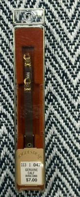Vogue Strap Genuine Calf Leather Watch Strap Ring End Vintage New Old Stock
