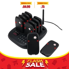 TD175S Restaurant Pager System Pagers For Restaurant 10 Beepers For Food Truck