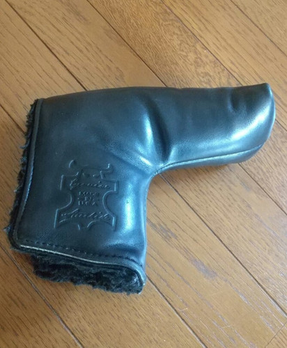 Scotty Cameron Leather putter headcover Black Rare Used ship from Japan