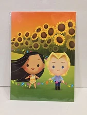Disney WonderGround Spring Time Flowers Pocahontas Postcard by Jerrod Maruyama