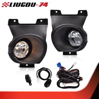 Fit For 11-14 Ford F-150 Bumper Fog Lights Driving Lamps W/Switch/Bracket 2 Pcs