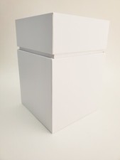 WHITE HOLIDAY CHRISTMAS GIFT BOXES 7.5" X 5.25" X 5.25" SET OF 30  
