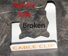 ChargePoint Home Charger or Flex Cable Clip part 3D printed 2 pieces