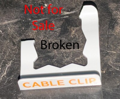 ChargePoint Home Charger or Flex Cable Clip part 3D printed 2 pieces