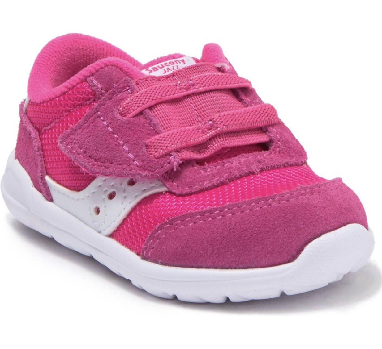 Saucony Jazz Crib Sneaker Pink/White