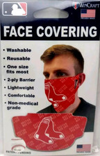 Wincraft MLB Boston Red Sox Unisex Fan Gear Face Mask, Team Colors NEW, Open Box