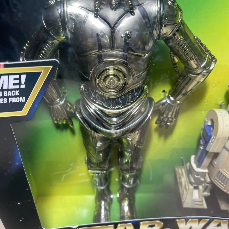 Juego de figuras de colección de acción electrónica Star Wars Kenner C-3PO R2-D2 12 pulgadas 12" Foto 4 de 4