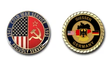 Giessen Germany Cold War Veteran Duty Station Challenge Coin