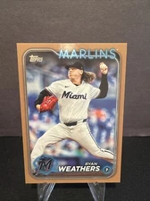 2024 Topps Update-Ryan Weathers #US103-Gold #1059/2024