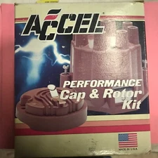 New ACCEL V-8 Performance Distributor Cap and Rotor Kit P/N 8120  57-74 GMs