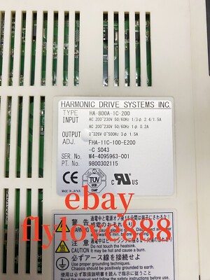 HARMONIC HA-800A-1C-200 Servo driver brand new | eBay