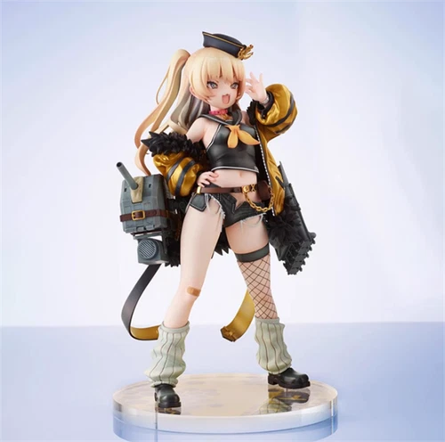 Game Girl Azur Lane USS Bache Cosplay PVC 22cm Figure Statue Model Toy Gift - Picture 21 of 22