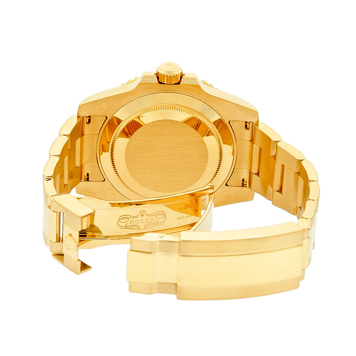 ROLEX 18K Yellow Gold 40mm Submariner 116618LN Box Lifetime Warranty  2012 16618 image 3