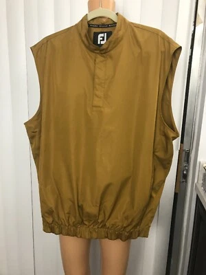FOOTJOY Golf Vest brown MEDIUM lightweight. Excellent Conditions A - Photo 1/4