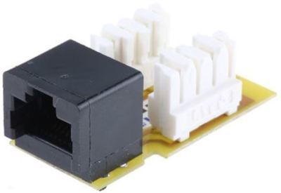 HellermannTyton Cat5e Keystone Mount UTP RJ45 Stecker Buchse