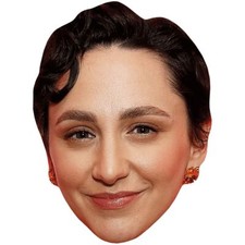 Lauren Patten Smile Celebrity Mask, Flat Card Face, Fancy Dress Mask