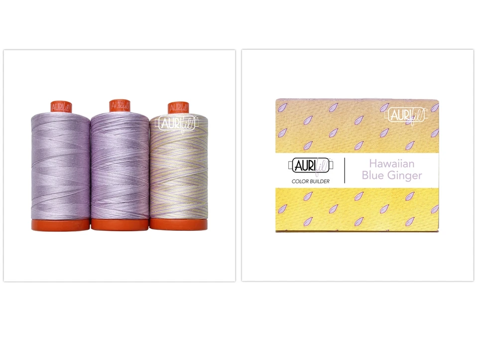 Aurifil Thread 3 Large Spools Cotton 50WT Perfect for Crafting, Quilting - Image 3 of 4