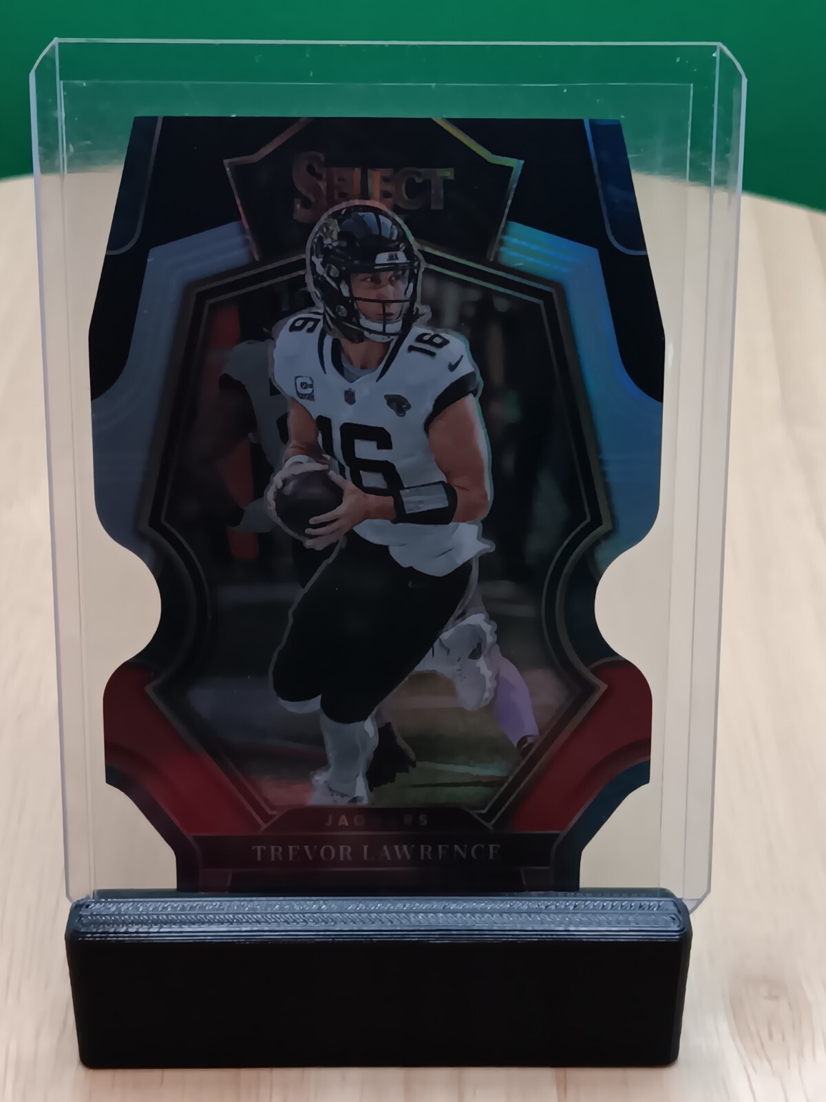 2022 Select Premier Level Black & Red Prizm Die-Cut #145 Trevor Lawrence NFL 🔥