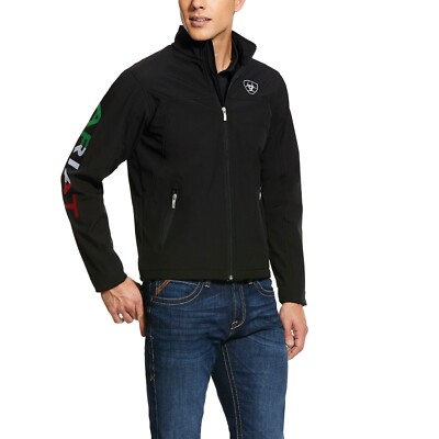 Men's New Team Logo Black Mexico Flag 