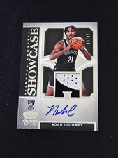 2023-24 Panini Crown Royale Noah Clowney Royal Rookie Showcase Patch Auto /49 RC