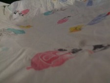 VINTAGE 1997 BABY LOONEY TUNES CARTOON CHARACTERSCRIB SHEET TWEETY BIRD USA