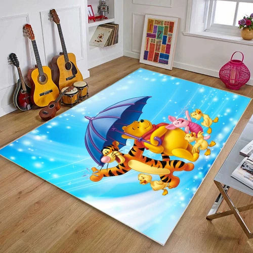 Alfombra 3D Winnie The Pooh alfombra de salón alfombra de suelo alfombras antideslizantes DE - Imagen 19 de 29