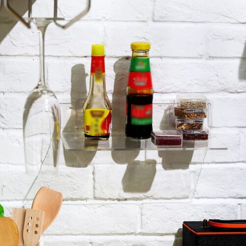 Showcase Your Toys and Collectibles with this Clear Acrylic Shelf 12x5 9 Inch - Picture 8 of 10