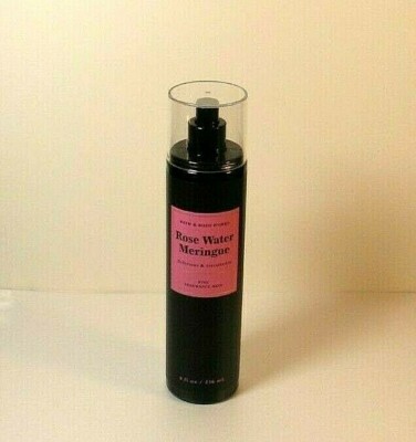 Bath Body Works Rose Water Meringue Fine Fragrance Body Mist Spray oz 