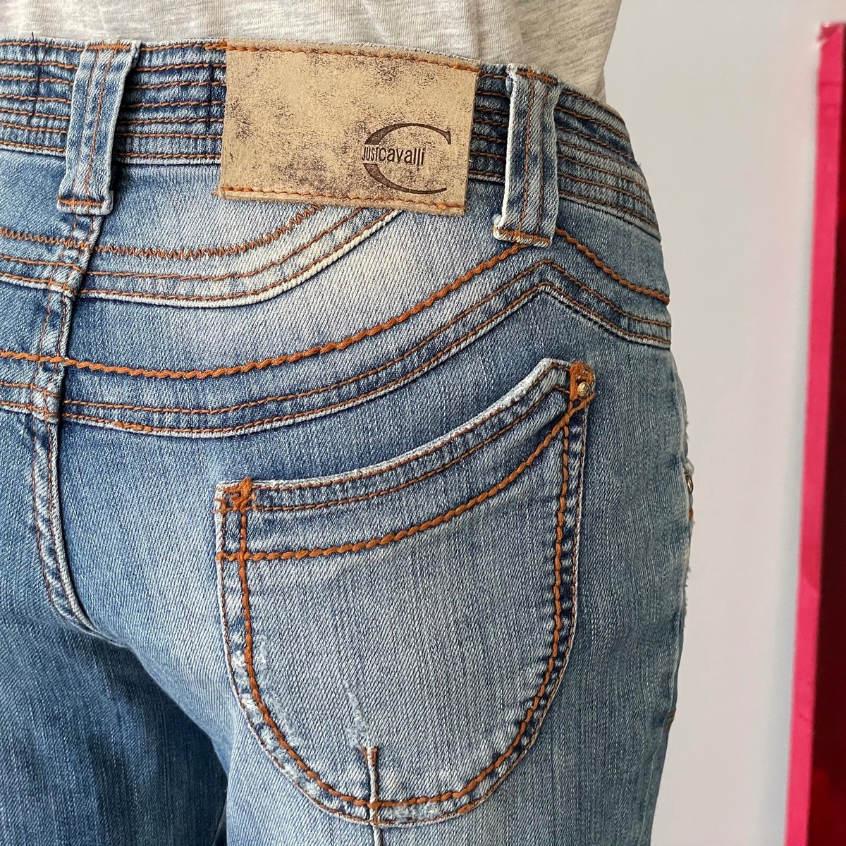 JUST CAVALLI by Roberto Cavalli blue denim women 