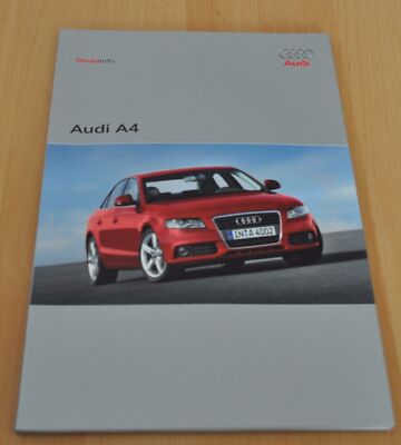 Audi A4 Brochure Prospekt 2007 CD Press Kit Folder