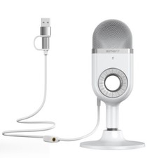 SmallRig simorr Wave U1 USB Condenser Microphone White 3492