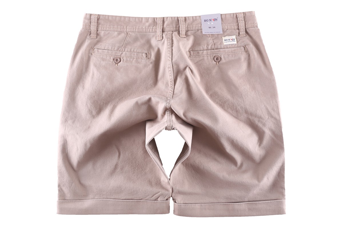 Chino Übergröße Big Seven Evan Grau Herren Jeans Stoff Hose Business