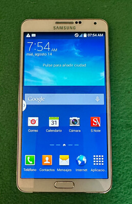 Samsung Galaxy Note III Unlocked Model SM-N900V.