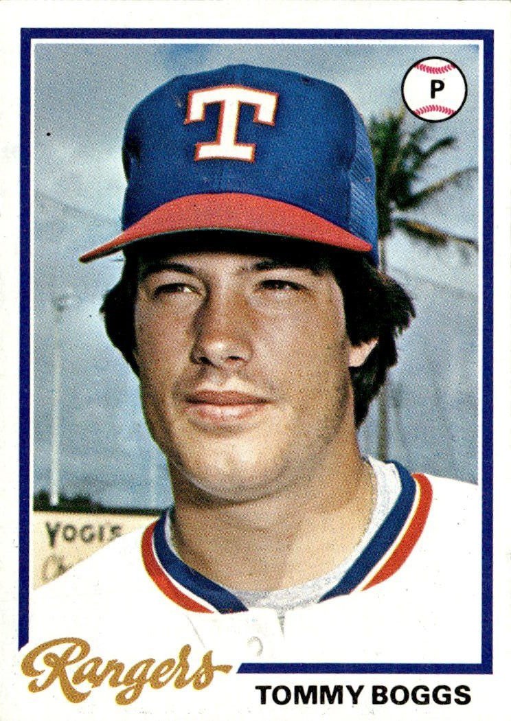 1978 Topps Texas Rangers Tommy Boggs #518
