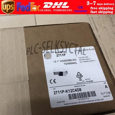 New AB 2711P-K12C4D8 Industrial Button Touch Screen 2711PK12C4D8 US Free Tax
