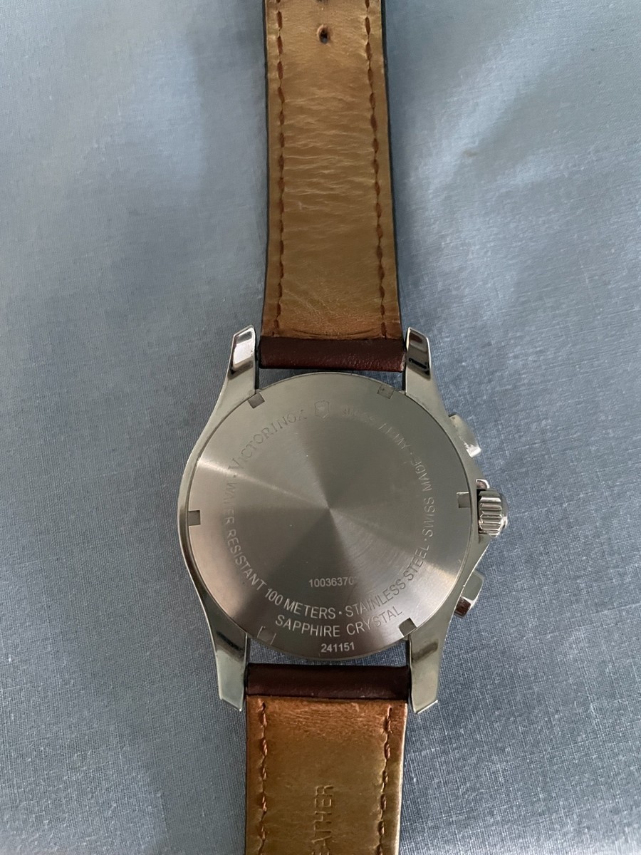Victorinox Swiss Army Chrono Classic 241151 Brown Dial Men's Watch