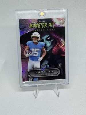 2024 Wild Card Monster Hit Monster Hunt #MHW-LM Ladd McConkey Rookie Chargers