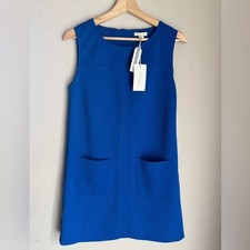 Tulle Medium Blue Shift Dress Anthropologie