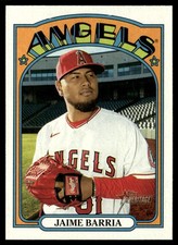 2021 Topps Heritage Jaime Barria Los Angeles Angels #219
