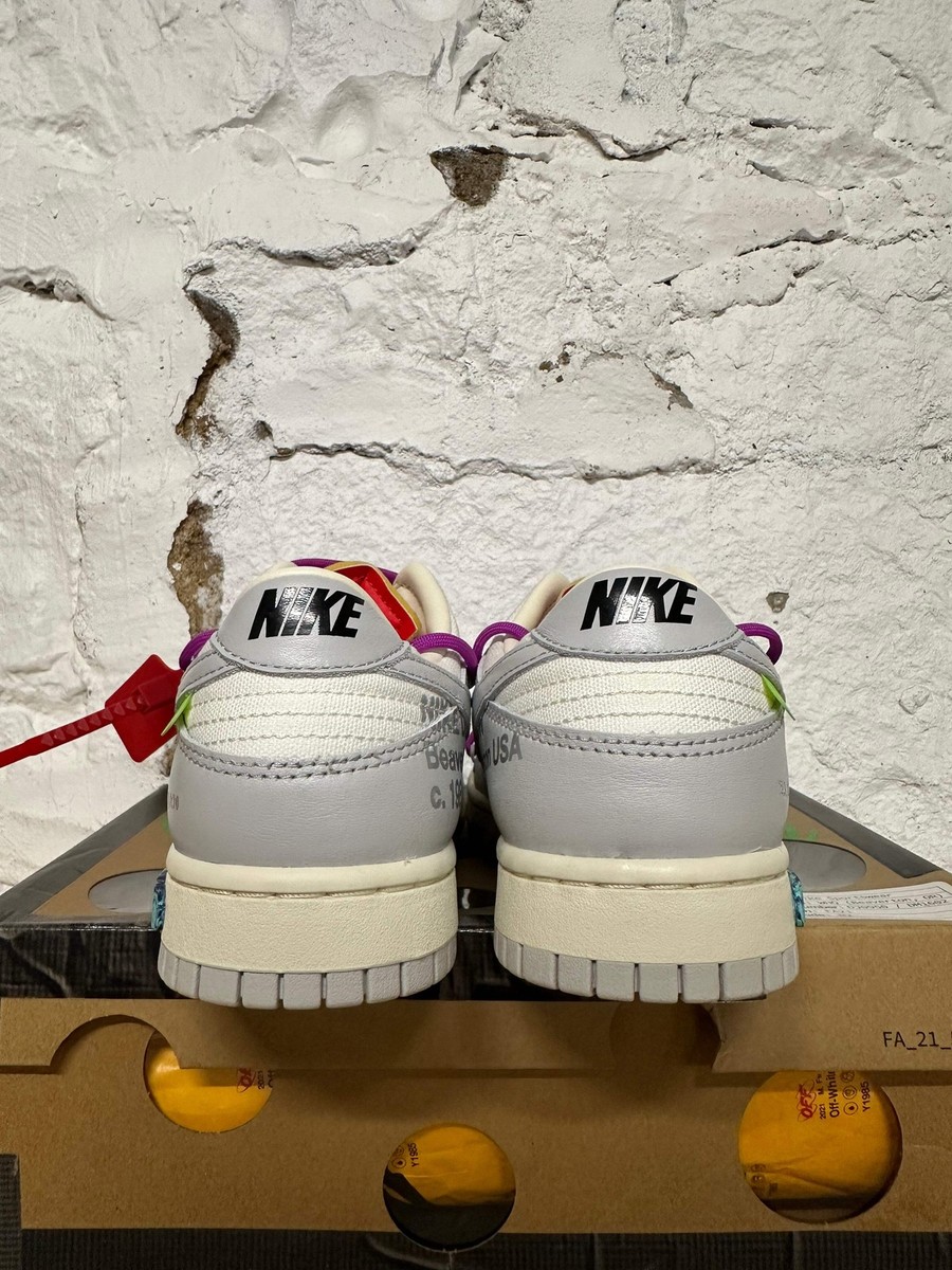 Size 9 - Nike Off-White x Dunk Low Lot 45 of 50 for sale