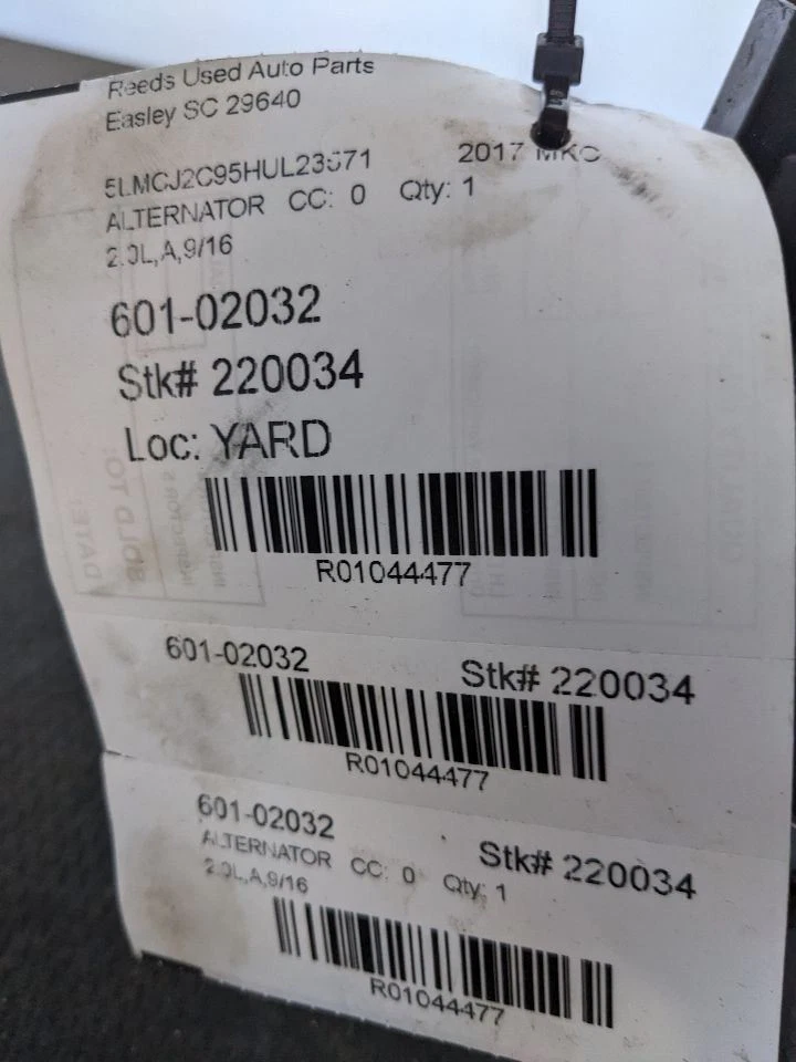 Alternador VIN 9 turbo de octavo dígito con asientos térmicos compatible con 13-20 FUSION 1044477 Foto 2 de 4