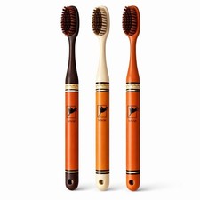 Soft Toothbrush 3 Pack Adult Manual Toothbrush Deep Clean Oral Care Set