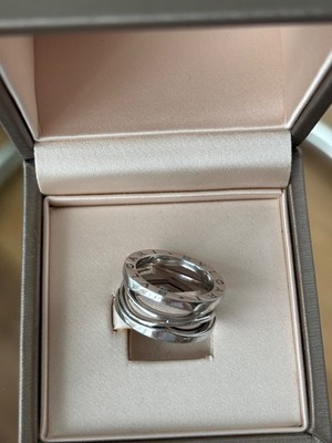 BVLGARI Bulgari Ring B.zero1 Weißgold Gr. 50 sehr guter Zustand / Full Set