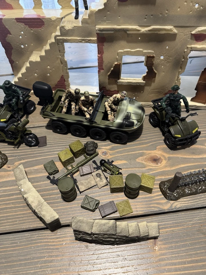 World Peacekeepers Battlefield Play M&C Set 77078 GI Joe escala 3,75” diorama Foto 3 de 4